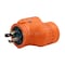 Ac Works Plug Adapter, 5-15/20R, L14-20P, 5-20P, L14-20P, 0 ft., Orange ADVL1420520 - alternate 3